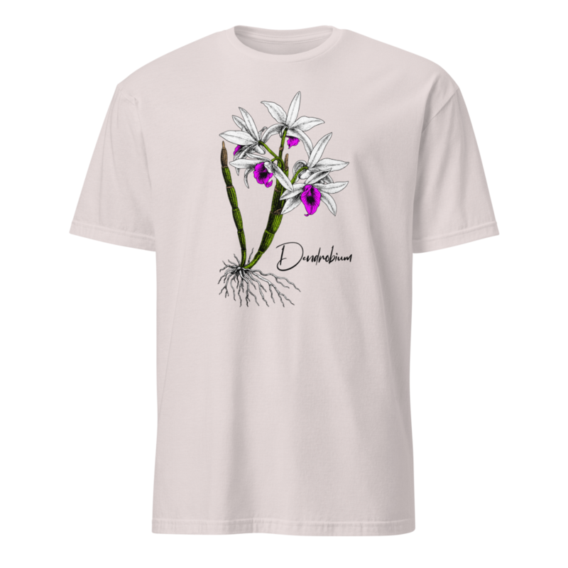Dendrobium v1 Shirt – S, Ice Grey