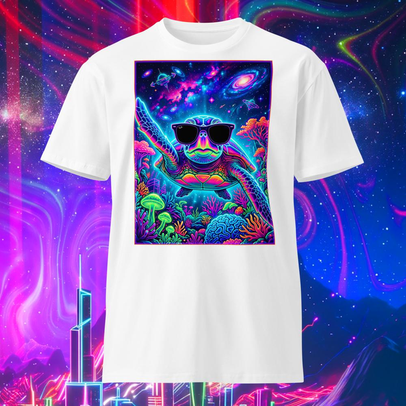 Animal Kingdom Hipster Turtle - Animal Kingdom Hipster Turtle / White / S