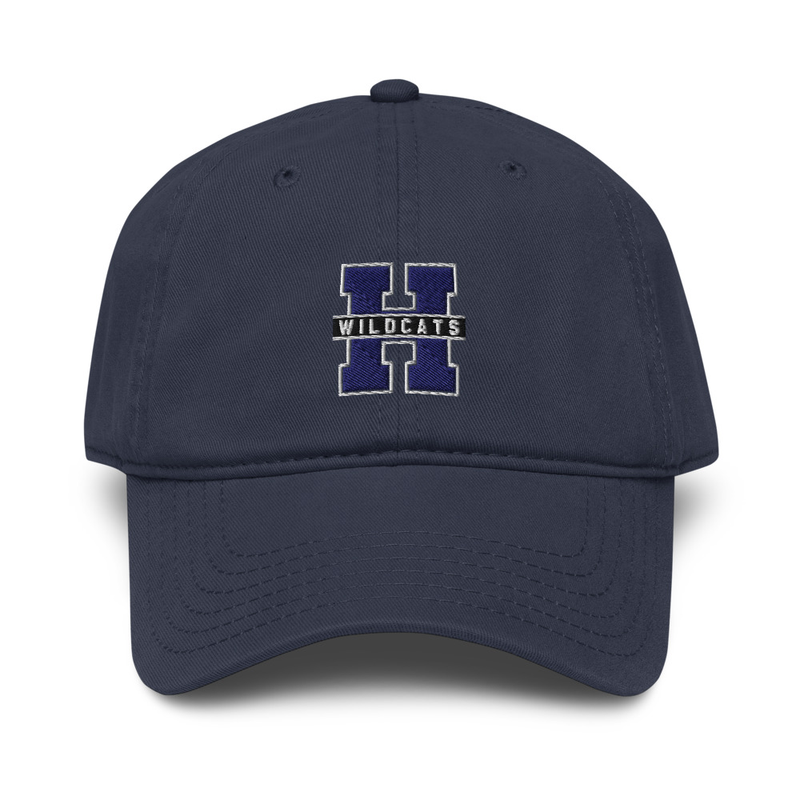 Embroidered Wildcats Washed Baseball Cap
