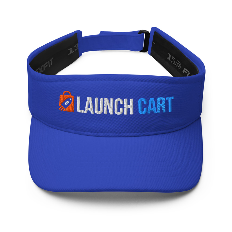 Launch Cart - Visor – One size, Royal