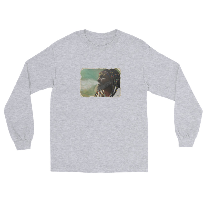 Mellow King - Unisex Long Sleeve Shirt – S, Sport Grey