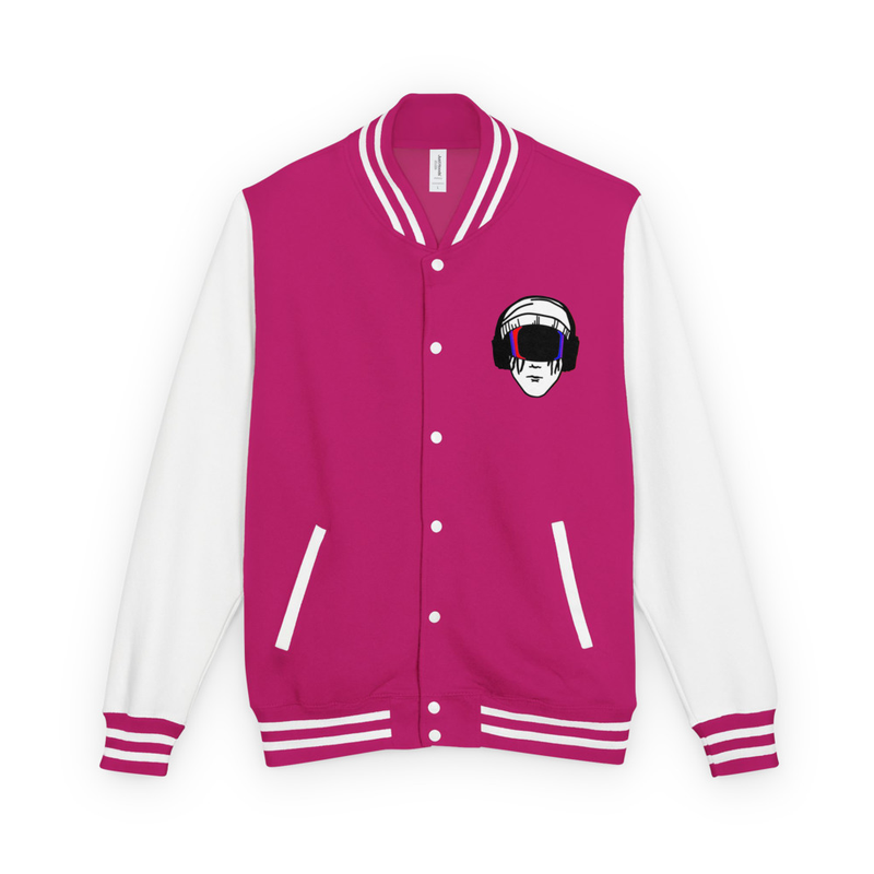 Heavyweight letterman jacket
