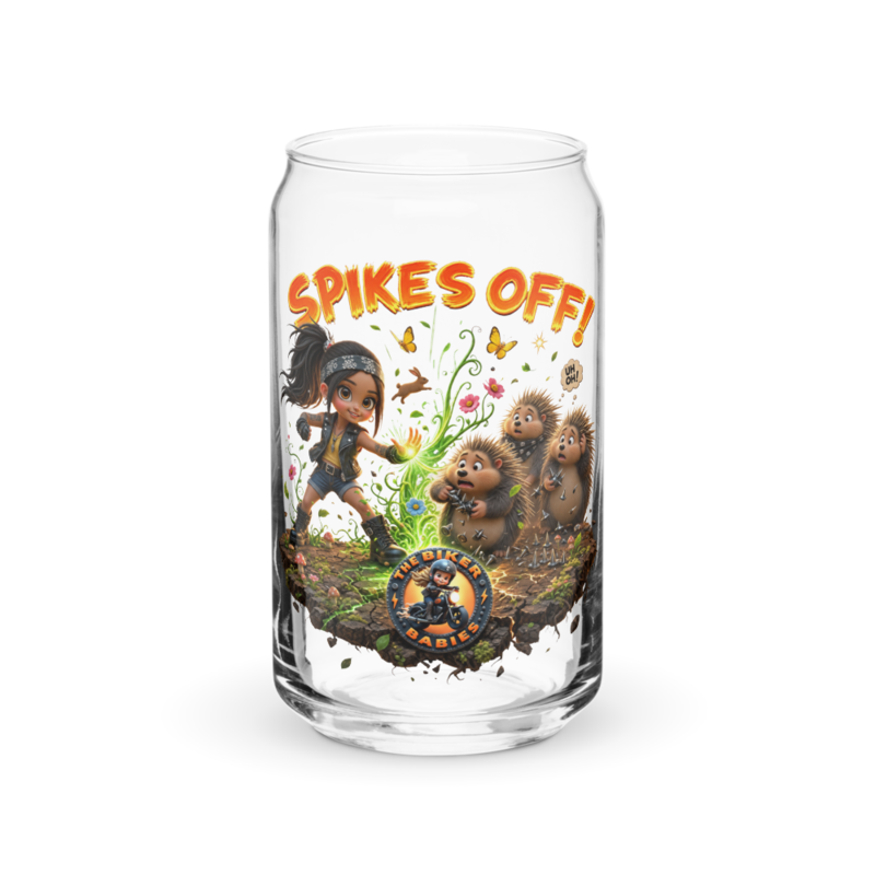 Spikes Off 16oz Can Glass