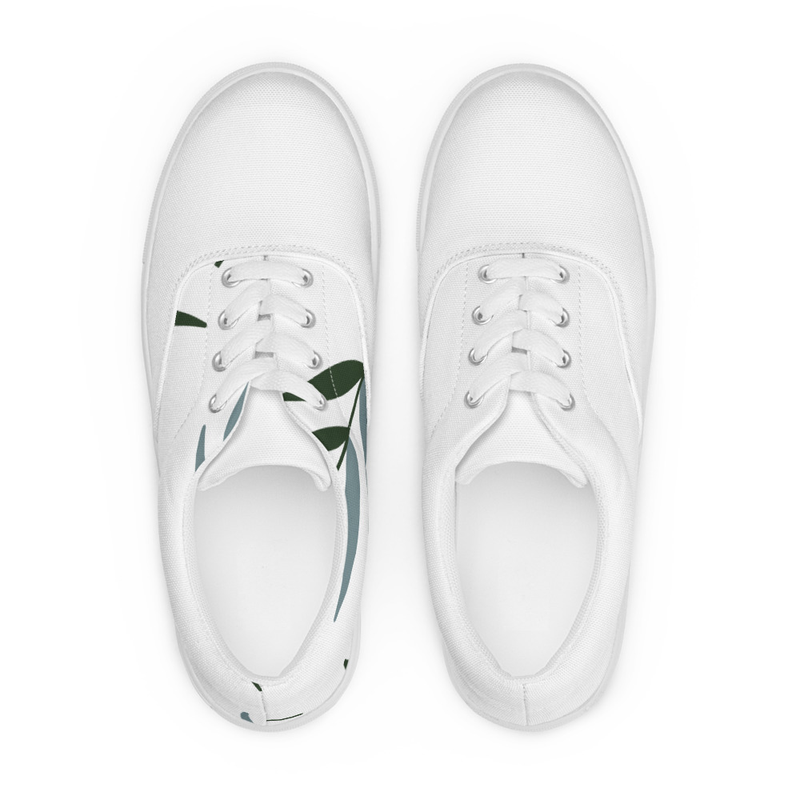Women’s lace-up canvas shoes