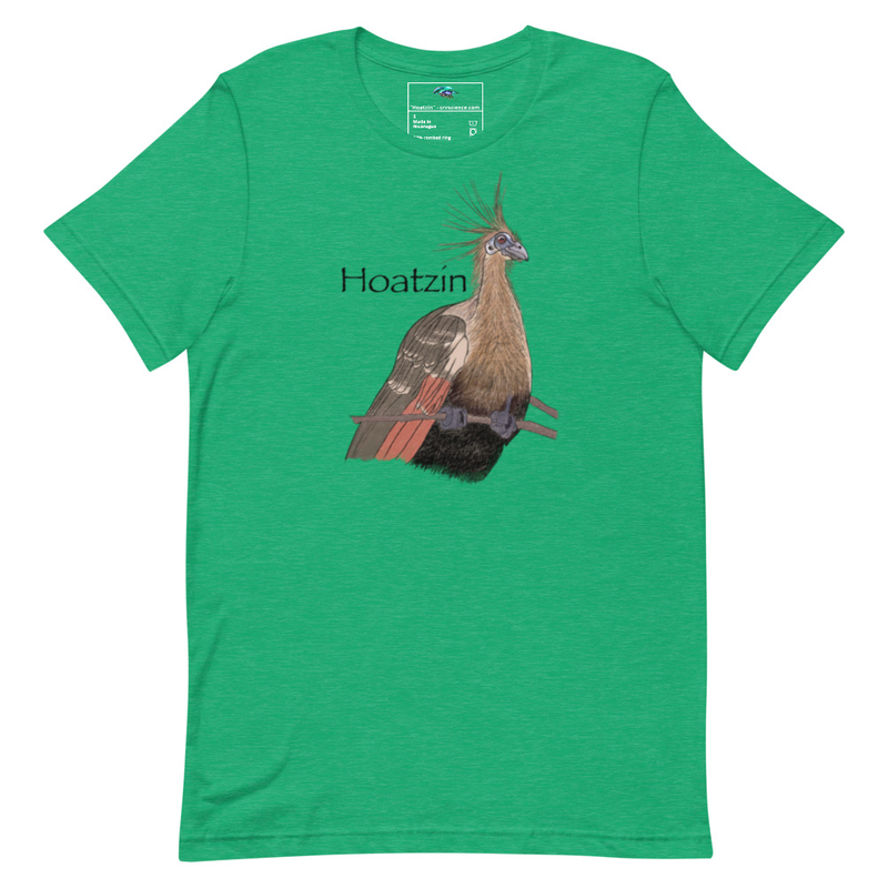 Hoatzin (Opisthocomus hoazin)- Bella Canvas T-Shirt