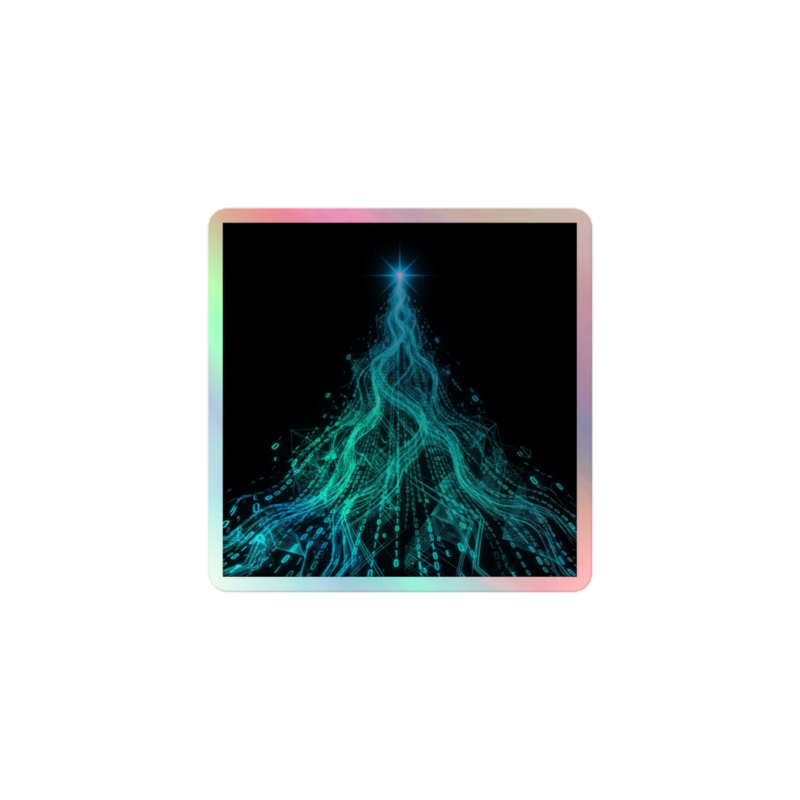 Uncle Benny ® Data Stream IBM Quantum Computer Sticker