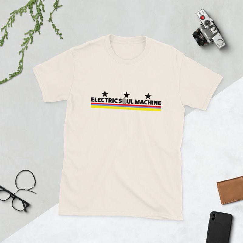 Electric Soul Machine Three Stars Tee - Natural – Image 11