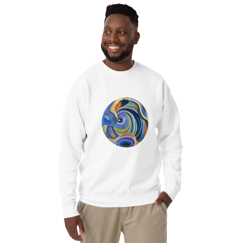 John in Wonderland - Unisex Premium Sweatshirt – S, White
