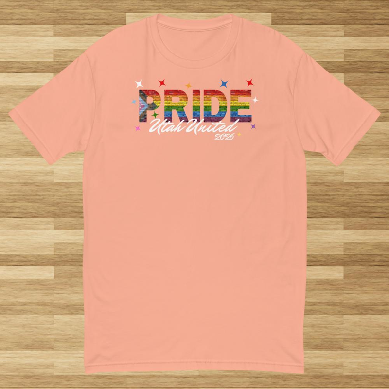 Utah Pride 2026 | Short Sleeve T-shirt – S, Desert Pink