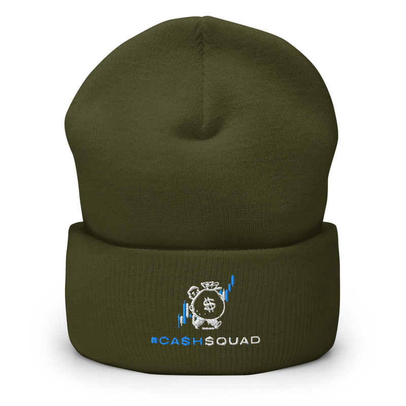 #CashSquad Beanie v.1 – One size, Olive