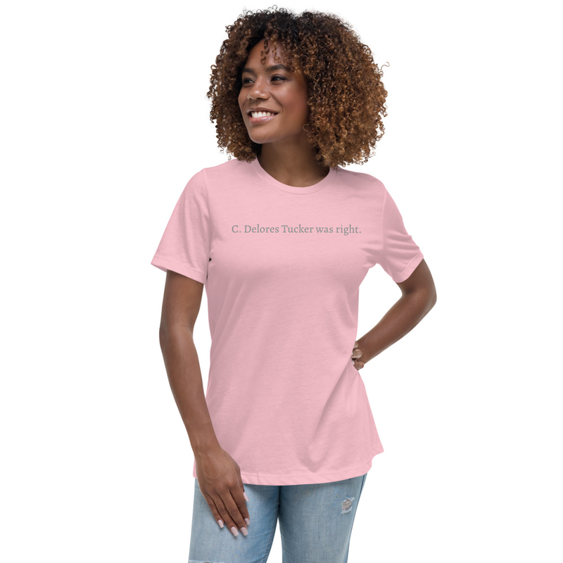 C. Delores Tucker Tee - Grey (Women's) – Image 19