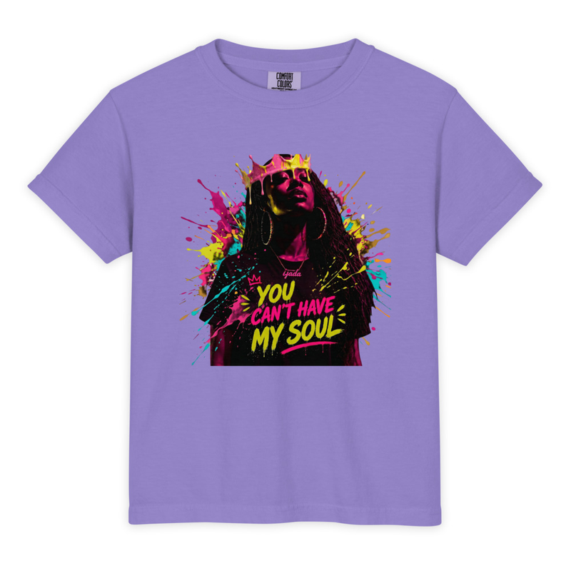 Youth Garment-Dyed Heavyweight "You Can't Have My Soul ijada Portrait" T-Shirt - Comfort Colors 9018