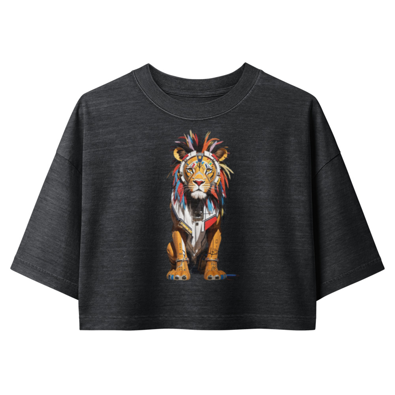 READY//IS//A//MYTH - Women’s garment dye cropped tee