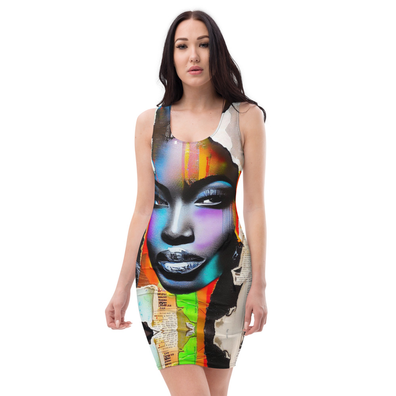 All-Over Print Dress