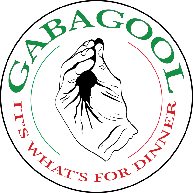 Gabagool - Italian Hand Gesture White glossy mug