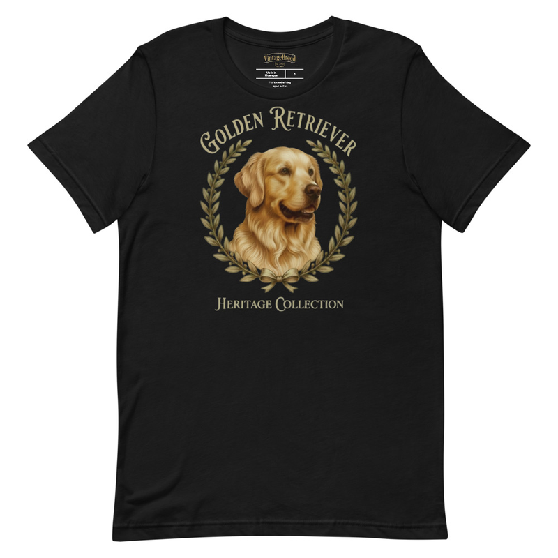 Heritage Collection Golden Retriever Vintage T-Shirt vintage heritage dog shirt