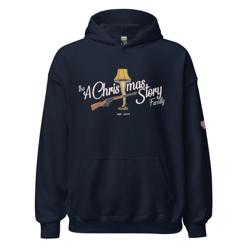 OG White ACSF LOGO With RR and LL Custom Made by: A Christmas Story Family – S, Navy