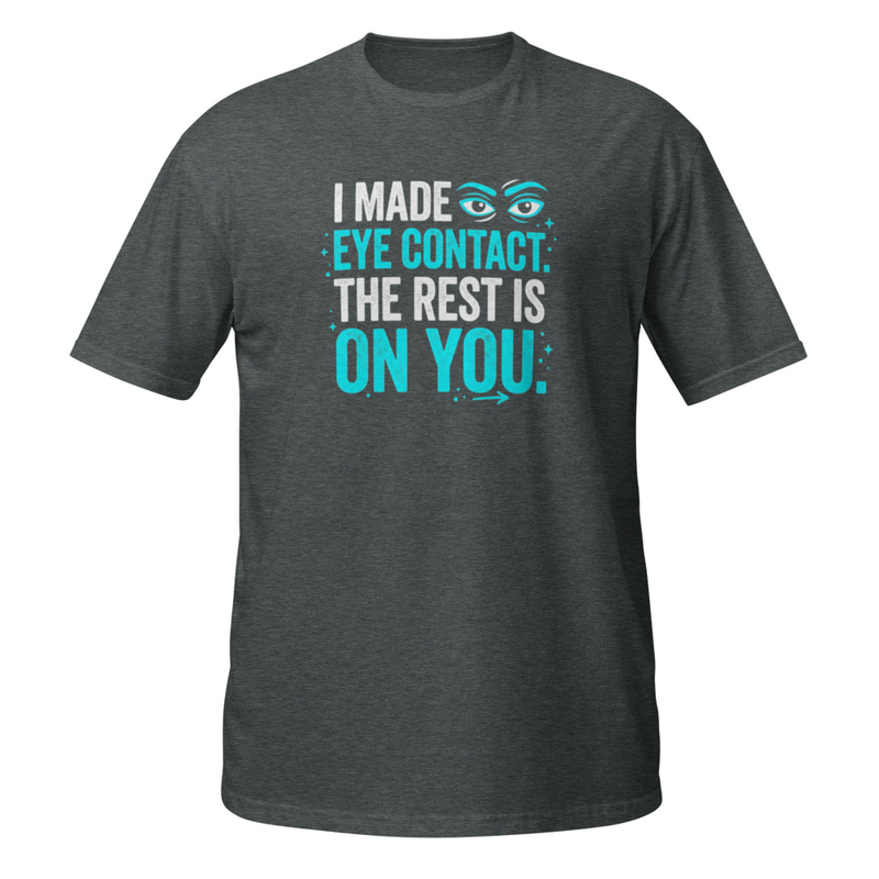 Eye contact Short-Sleeve Unisex T-Shirt – Image 3