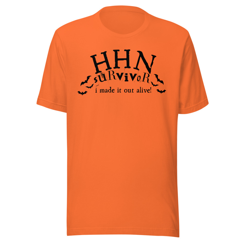 Horror Survivor Tee – XL, Orange
