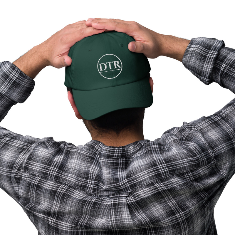 Dad Hat White Logo