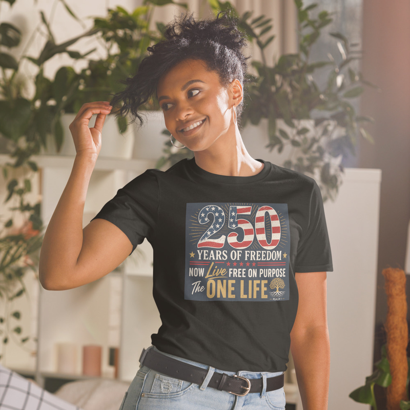 250 Years with Purpose - Relaxed Tee – S, Black