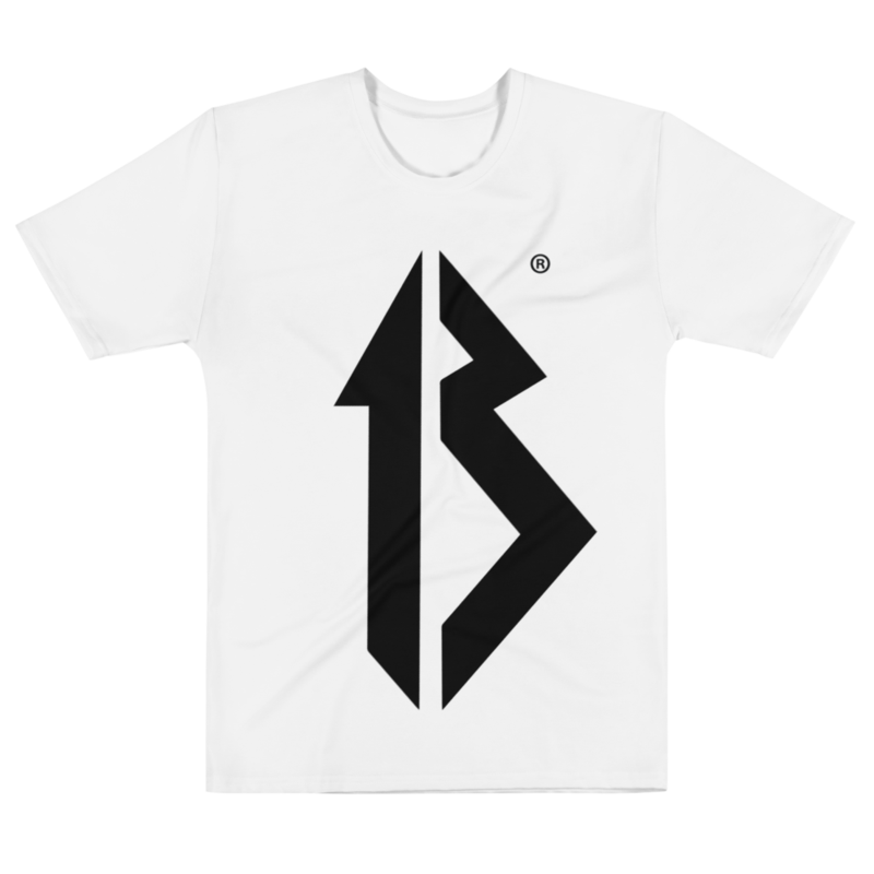 Thrizz13 white crew neck t-shirt