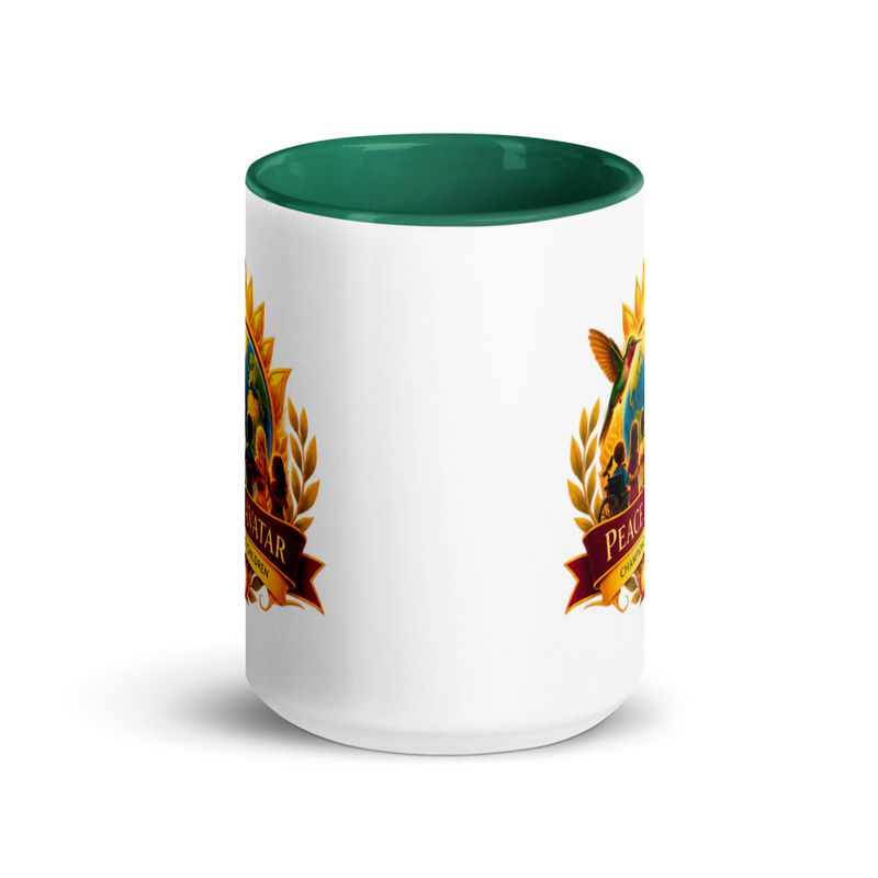 Peace Avatar Mug  – 15 oz, Dark Green