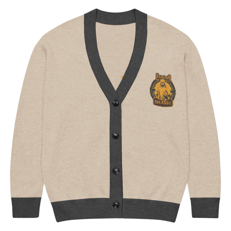 Lion of Judah Knitted cardigan  – XL, Custom