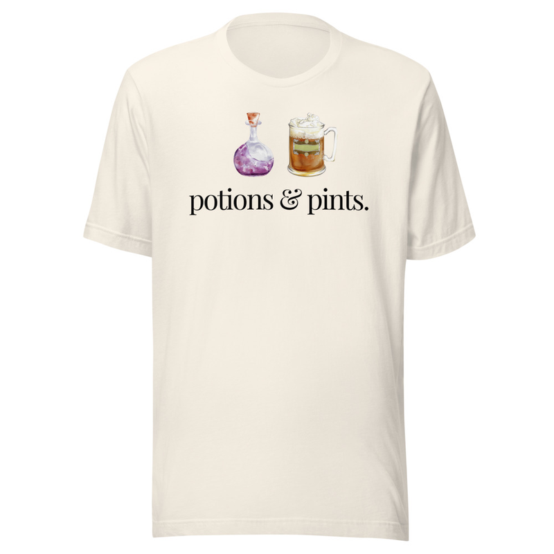 Potions & Pints Tee – 2XL, Vintage White