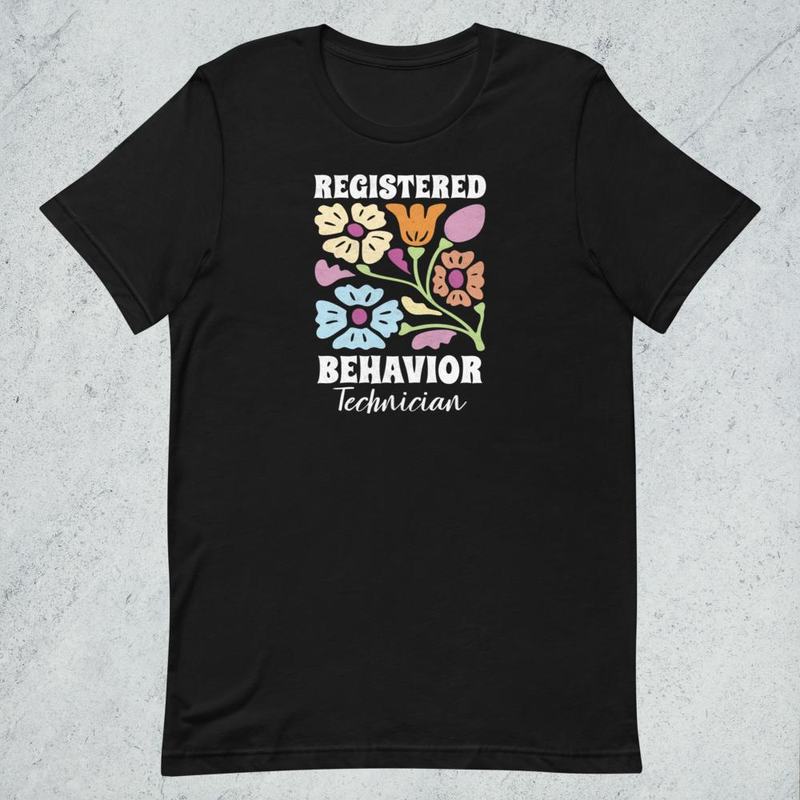 Registred Behavior Technician Funny Nurse Unisex t-shirt mockup 2