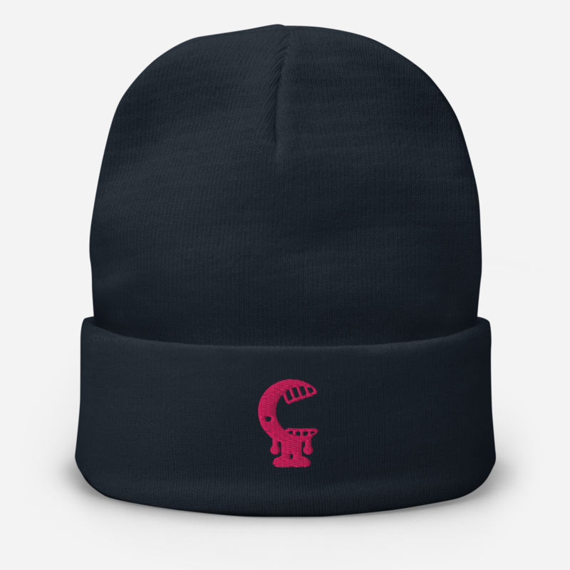 Product KRUNCH Pretty in Pink Embroidered Beanie photo