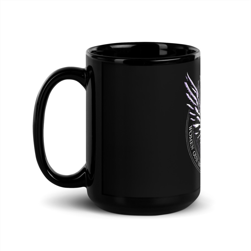 A.Q. Black Glossy Mug