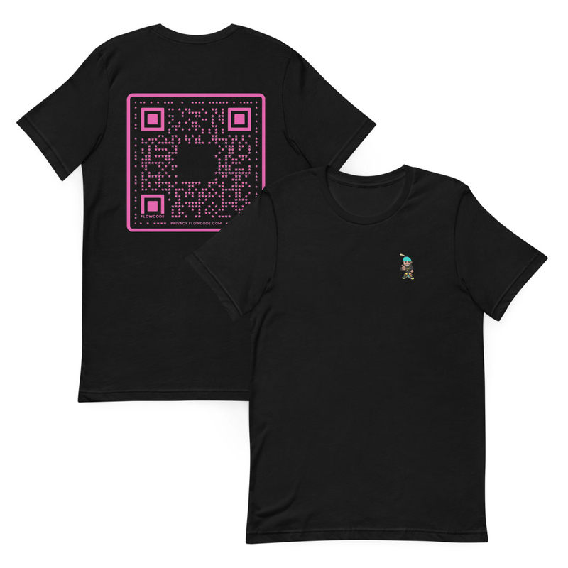 QR code unisex t-shirt