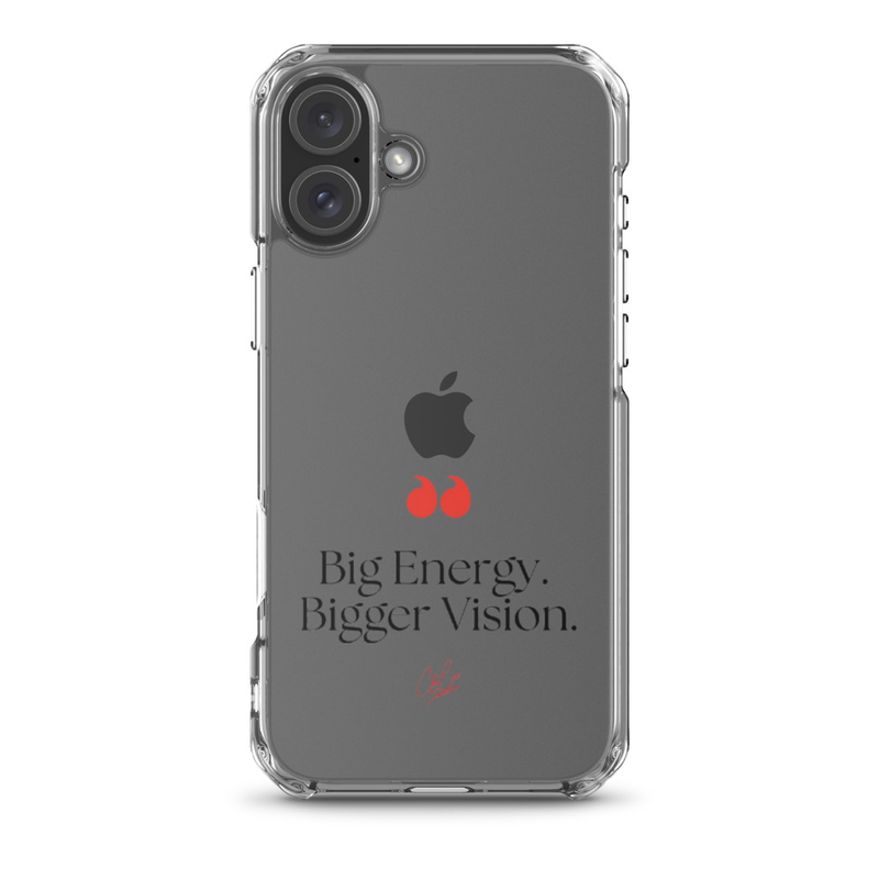 Big Energy. Bigger Vision. Clear Case for iPhone® – iPhone 16 Plus