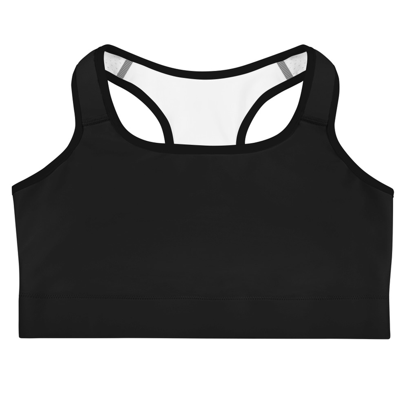 ITSANI-LLUSION FREQUENCY Sports Bra - Black & Gold