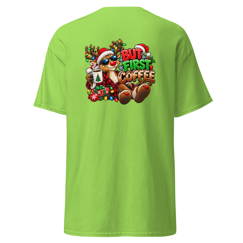 But First Coffee Christmas Unisex classic tee
