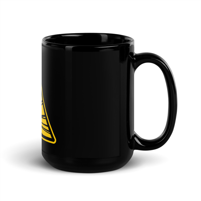 Vol.2 Explosive Materials - Black Glossy Mug – 15 oz, Black