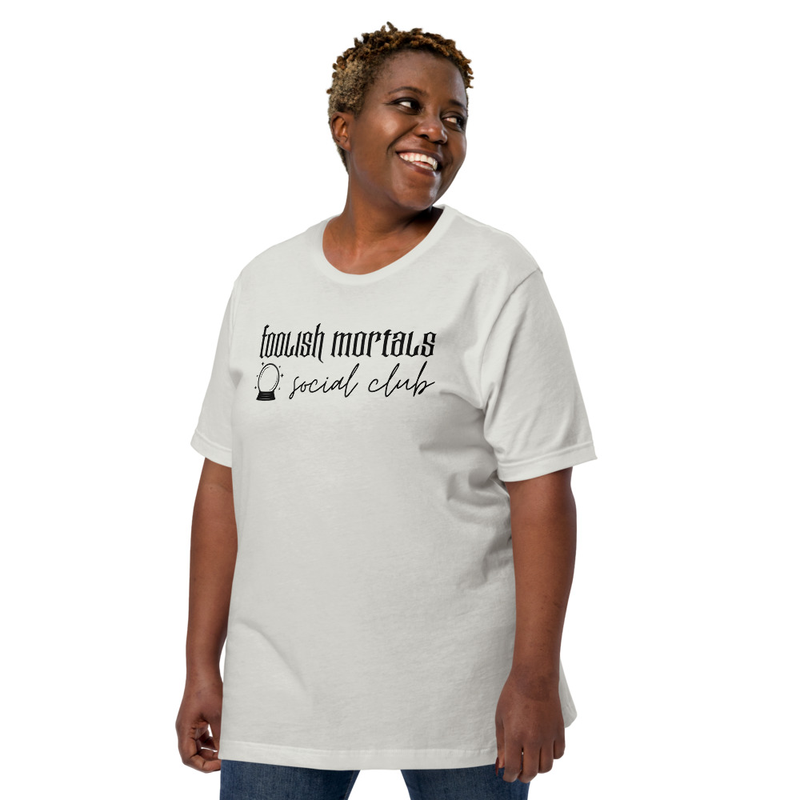 Haunted Social Club Tee – 2XL, Silver