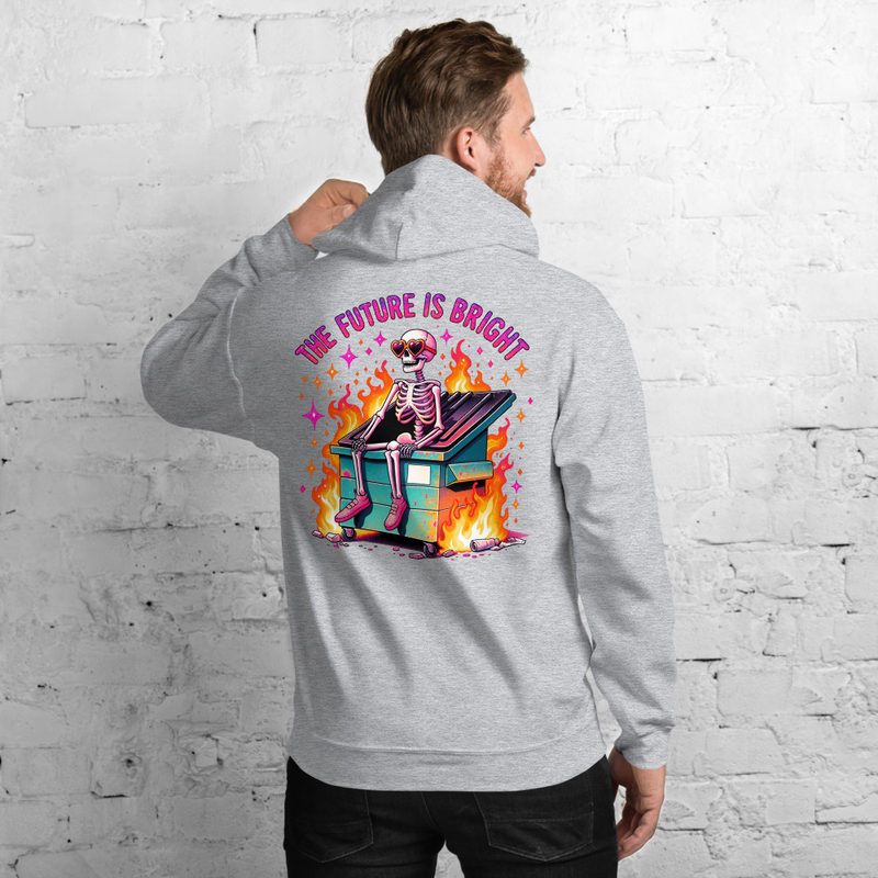 The Future Is Bright – S, Sport Grey