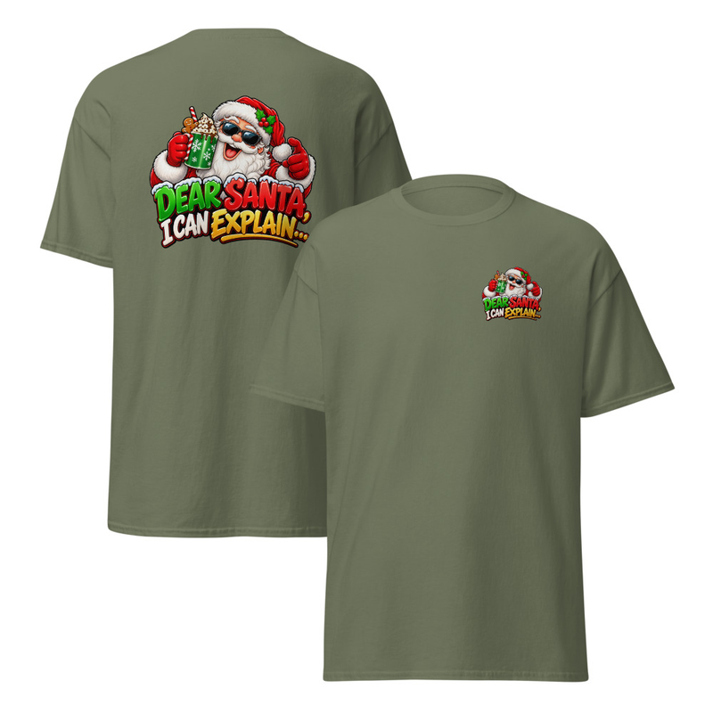 Dear Santa I can Explain Unisex classic tee