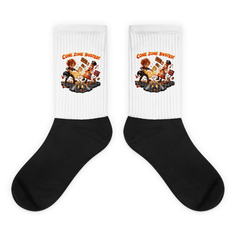 Cone Zone Busted Socks