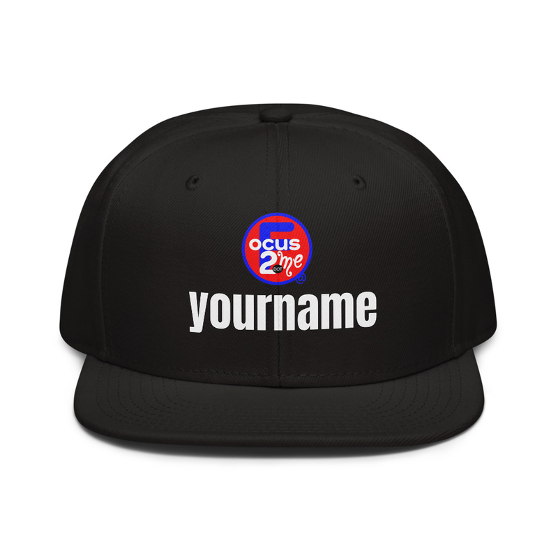 Snapback Hat โ Black