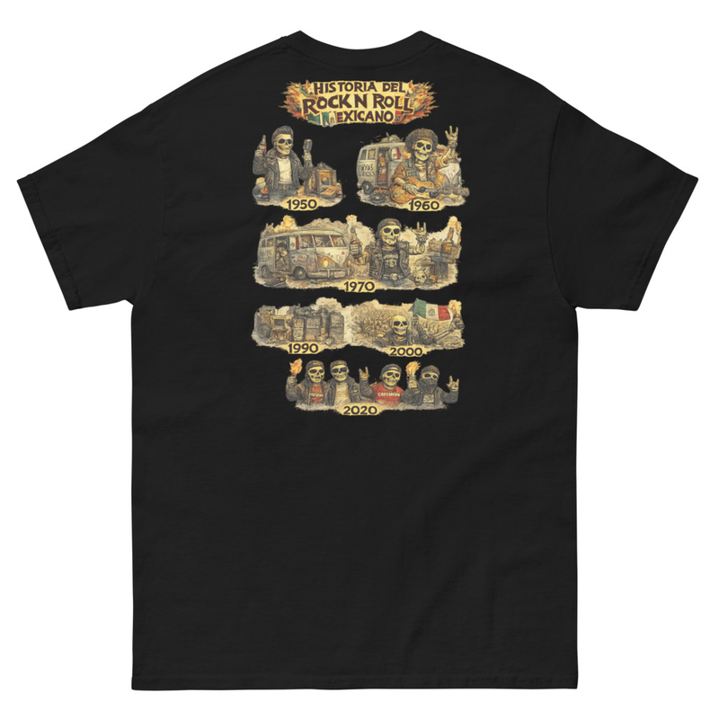 Playera NezaRock — Historia del Rock Mexicano 2 Original
