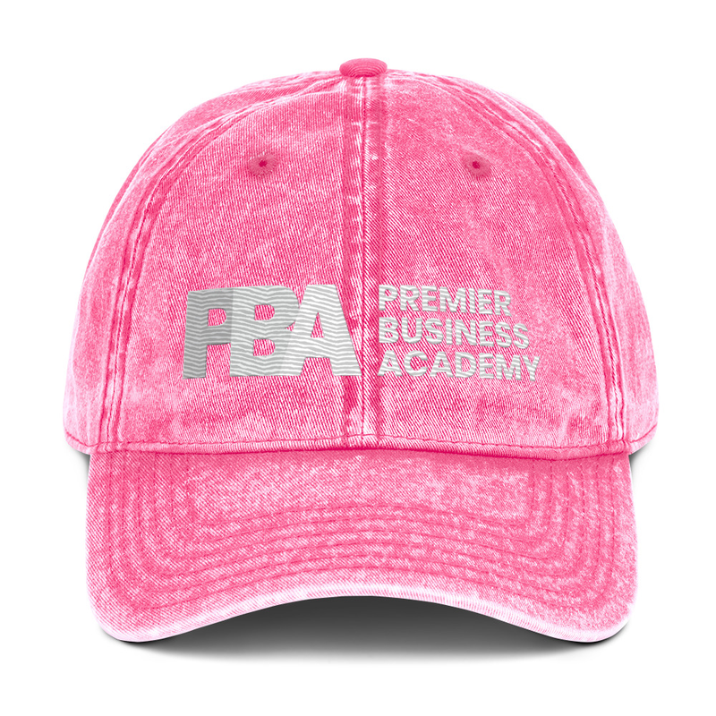 Vintage Cotton Twill Cap - PBA – One size, Pink