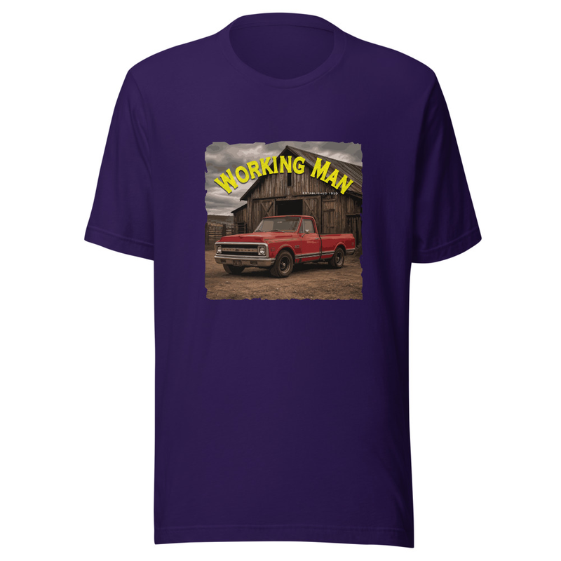 Working Man Unisex t-shirt – XL, Team Purple