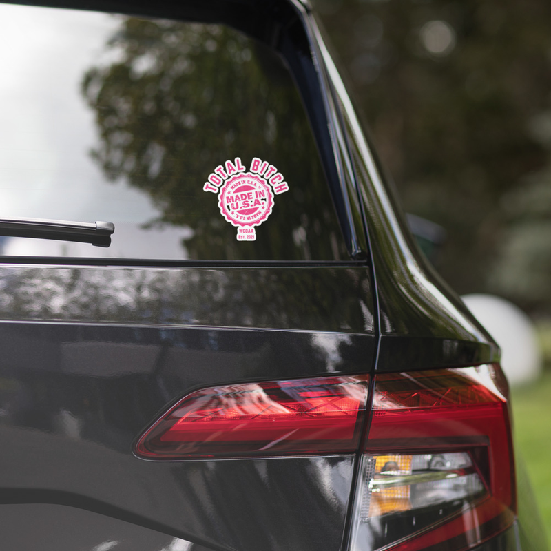 Total B - WGOAA Bubble-free stickers