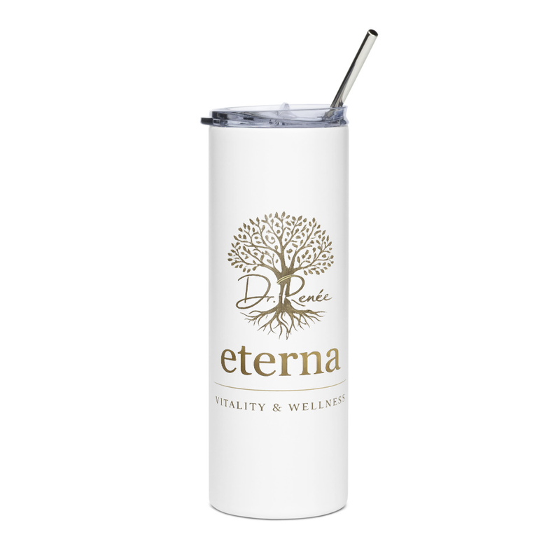 Eterna Stainless Steel Tumbler – 20 oz, White