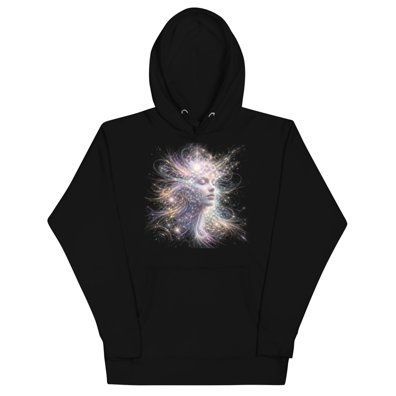 Dissolution: Unisex Hoodie | Where Self Ends, Awareness Begins / Black / S
