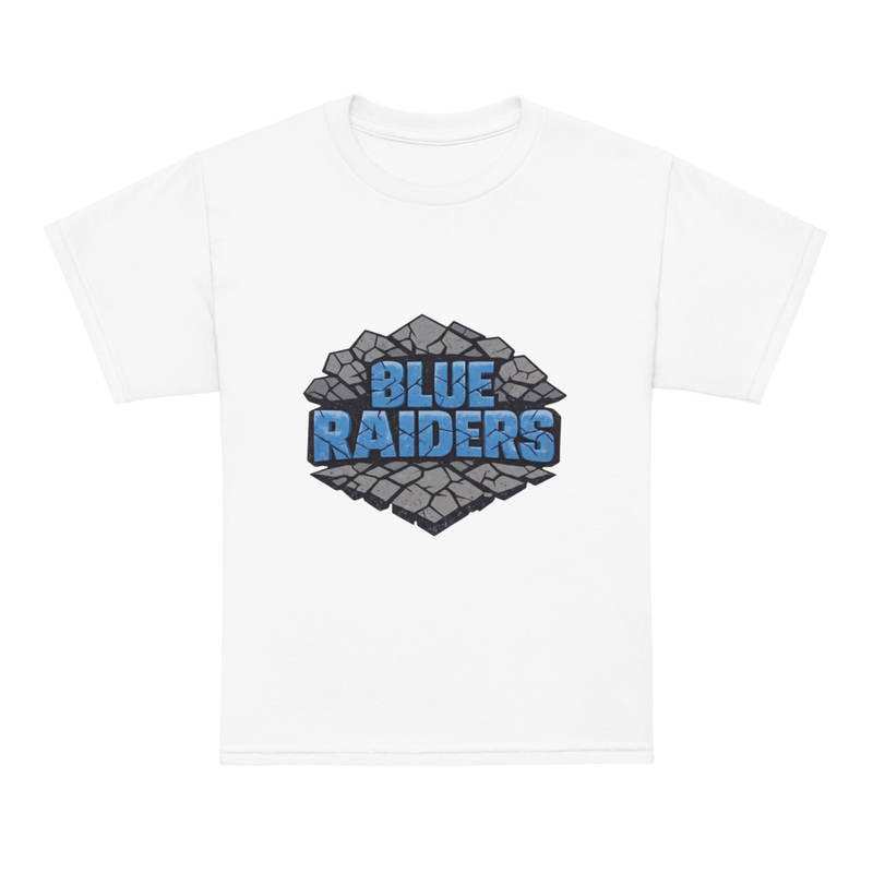 Youth Blue Raiders Rock t-shirt – XL, White