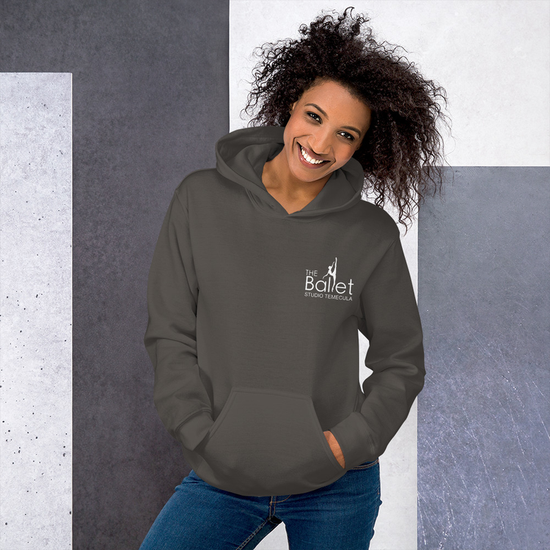 Unisex Hoodie – S, Charcoal